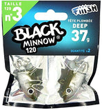 Black Minnow Fiiish 120 Jig Heads